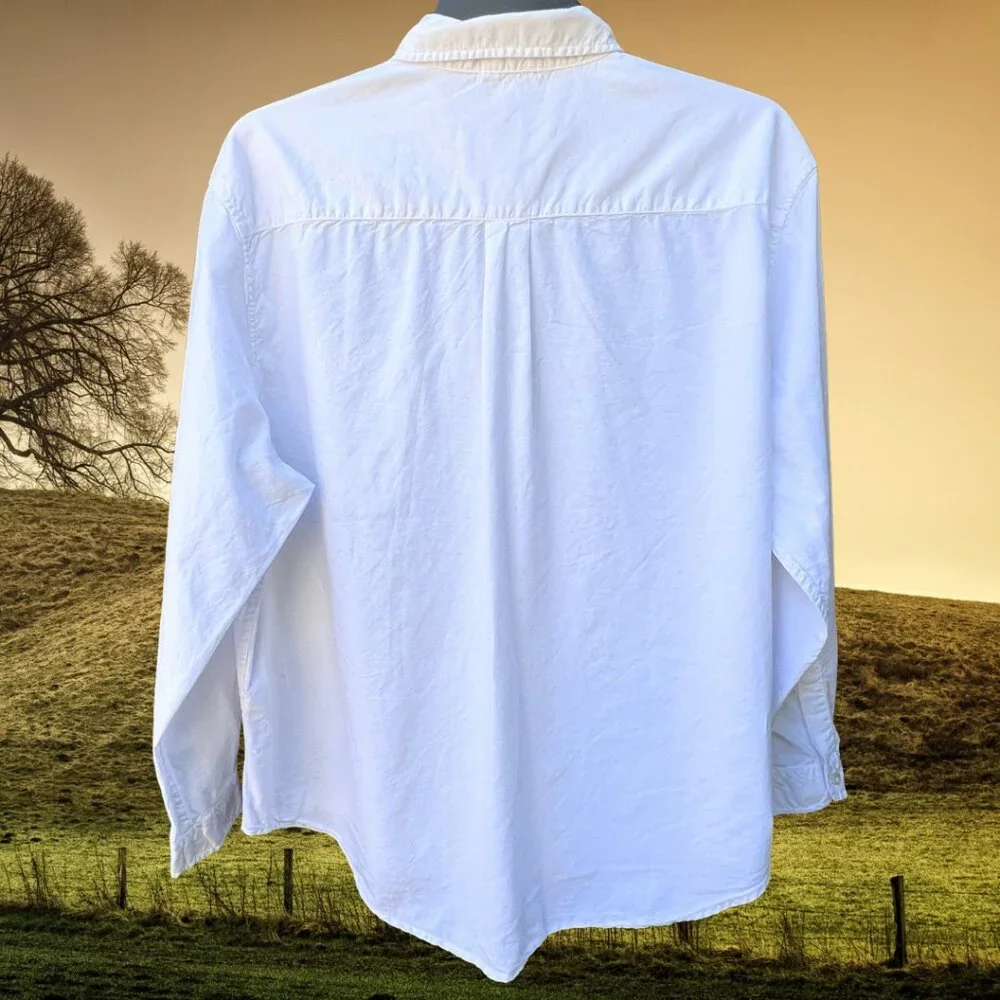 Fresh Produce Men’s White Button Down Shirt NWT